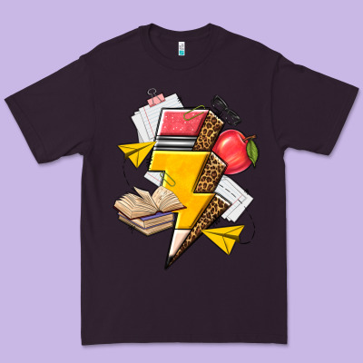 Premium Tee teacher lightning bolt