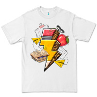 White teacher lightning bolt Premium Tee - texasbilliewilder