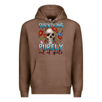 Chestnut surviving purely out of spite Premium Hoodie - JahusDesignShop