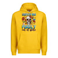 Lemon surviving purely out of spite Premium Hoodie - JahusDesignShop