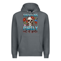 Rock surviving purely out of spite Premium Hoodie - JahusDesignShop