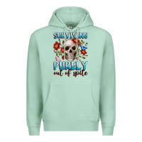 Seafoam surviving purely out of spite Premium Hoodie - JahusDesignShop