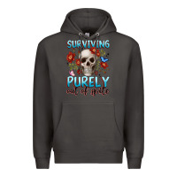 Smoke surviving purely out of spite Premium Hoodie - JahusDesignShop