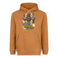 Meerkat Western with Crosses Heavyweight Hoodie - LillyAllenDesigns