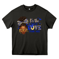 Asphalt sorority colors blue and gold it's the self love f Heavy Core Tee - texasbilliewilder