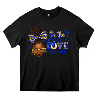 Black sorority colors blue and gold it's the self love f Heavy Core Tee - texasbilliewilder