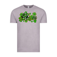 Vintage Zinc cowhide and leopard shamrocks Vintage Tee - AdoDesignShop