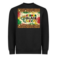 Black strong black queen tumbler Heavyweight Sweatshirt - Artiststas
