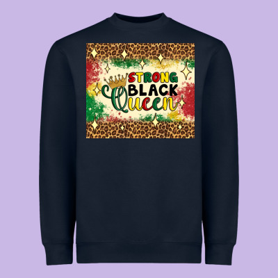 Strong Black Queen Tumbler Heavyweight Sweatshirt Designed By Artiststas