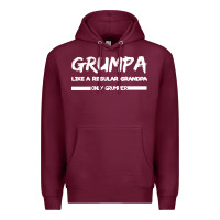 Burgundy Grumpa Premium Hoodie - Bettercallsaul