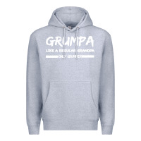 Heather Grey Grumpa Premium Hoodie - Bettercallsaul