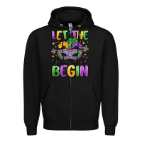 Black let the shenanigans begin Zipper Hoodie - MaliasSmallBusiness