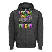 Charcoal Heather let the shenanigans begin Zipper Hoodie - MaliasSmallBusiness