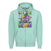 Seafoam let the shenanigans begin Zipper Hoodie - MaliasSmallBusiness