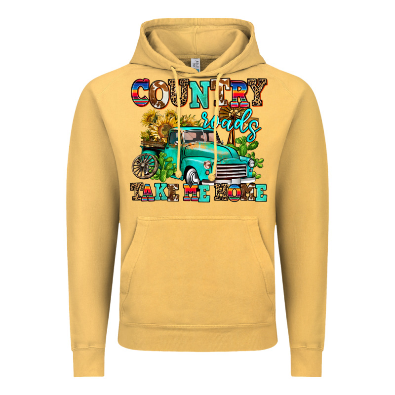 Country Roads Take Me Home Vintage Hoodie by AdoDesignShop | Teevron