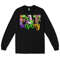 Black fat tuesday mardi gras Long Sleeve Tee - Jasminsmagicworld