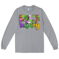 Heather Grey fat tuesday mardi gras Long Sleeve Tee - Jasminsmagicworld
