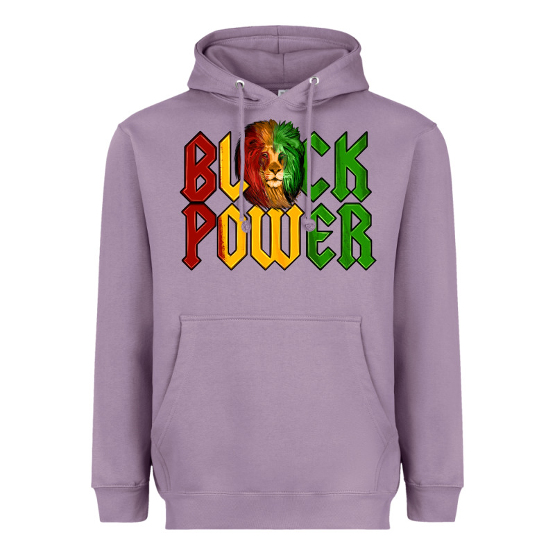 Juneteenth Lion King Black Power Heavyweight Hoodie by LillyAllenDesigns | Teevron