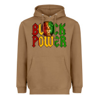 Toasted Coconut Juneteenth Lion King Black Power Heavyweight Hoodie - LillyAllenDesigns