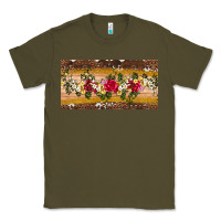 Army Green western  leopardfloral licanse plate Classic Tee - Artiststas