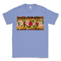 Colony Blue western  leopardfloral licanse plate Classic Tee - Artiststas