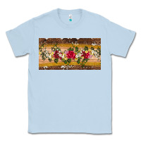 Dusty Blue western  leopardfloral licanse plate Classic Tee - Artiststas
