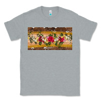 Heather Grey western  leopardfloral licanse plate Classic Tee - Artiststas