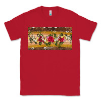 Red western  leopardfloral licanse plate Classic Tee - Artiststas