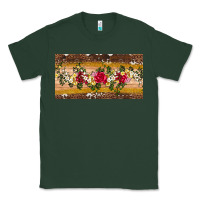 Sports Green western  leopardfloral licanse plate Classic Tee - Artiststas