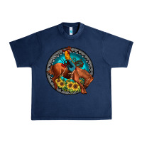 Navy gemstone rodeo Urban Heavy Tee - JahusDesignShop