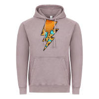 Vintage Zinc Lightning Bolt Vintage Hoodie - JahusDesignShop