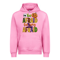 Fuchsia Pink be afraid be very afraid Urban Hoodie - CowGirlArtShop
