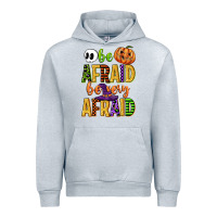 Heather Grey be afraid be very afraid Urban Hoodie - CowGirlArtShop