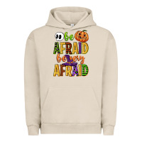 Pigment French Oak be afraid be very afraid Urban Hoodie - CowGirlArtShop