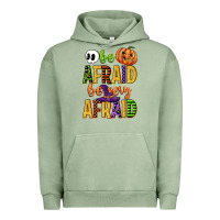 Pigment Oil Green be afraid be very afraid Urban Hoodie - CowGirlArtShop