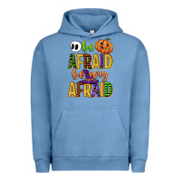 Pigment Pebble Blue be afraid be very afraid Urban Hoodie - CowGirlArtShop