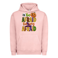 Pigment Salmon be afraid be very afraid Urban Hoodie - CowGirlArtShop
