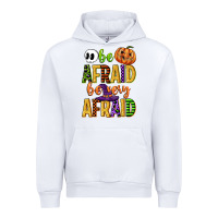 White be afraid be very afraid Urban Hoodie - CowGirlArtShop