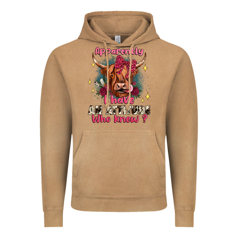 Apparently I Have An Attitude Who Knew Vintage Hoodie by JahusDesignShop | Teevron