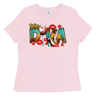 Bubblegum Pink diva Ladies Tee - RanaPortraitStore