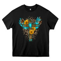 Black gemstone cross Heavy Core Tee - Zillion Design Studio
