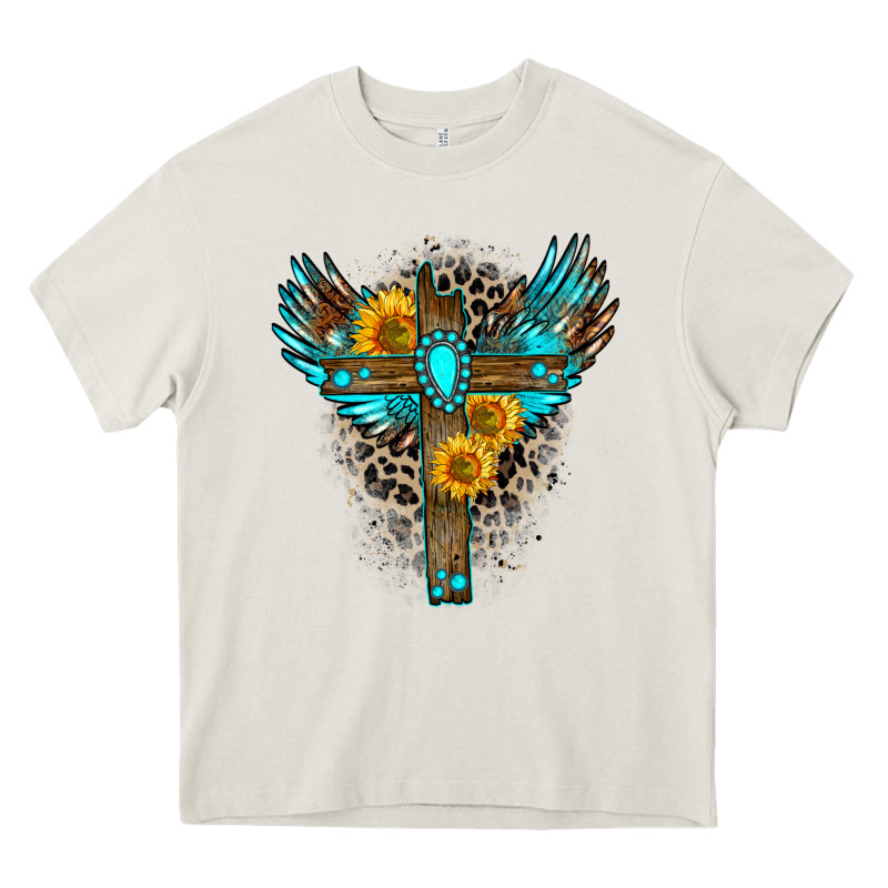 Gemstone Cross Heavy Core Tee by Zillion Design Studio | Teevron