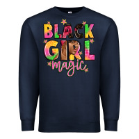 Navy black girl magic Premium Sweatshirt - Artiststas