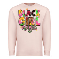 Pale Pink black girl magic Premium Sweatshirt - Artiststas
