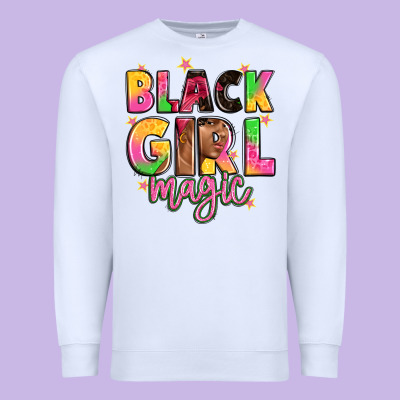 Black Girl Magic Premium Sweatshirt Designed By Artiststas