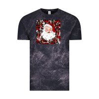 Cloud Black santa christmas coaster Vintage Tee - JahusDesignShop