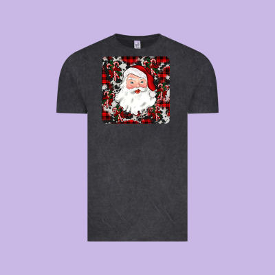 Santa Christmas Coaster Vintage Tee Designed By Jahusdesignshop