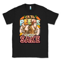 Black Oh for peeps sake Easter Day Classic Tee - LillyAllenDesigns
