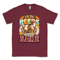 Burgundy Oh for peeps sake Easter Day Classic Tee - LillyAllenDesigns