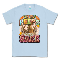 Dusty Blue Oh for peeps sake Easter Day Classic Tee - LillyAllenDesigns